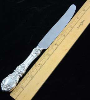 Francis I Sterling Silver Reed Barton Dinner Knife Old Mark With Notch 