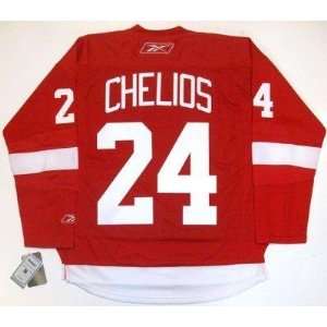  Chris Chelios Detroit Red Wings 09 Cup Jersey Real Rbk 