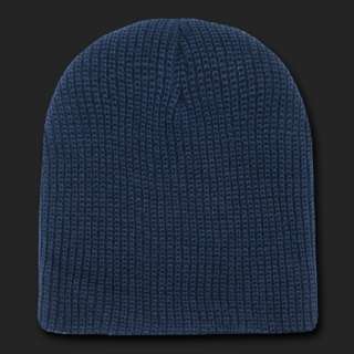   Watch Beanie Cap Hat Ski GI Military Winter Knit Cuffless Hats Beanies