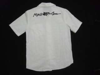 MENS NWT Maui And Sons Weekend Wear Geometric Retro Hawaiian Shirt Sz 