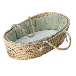  Sage Moses Basket Bedding Set Baby