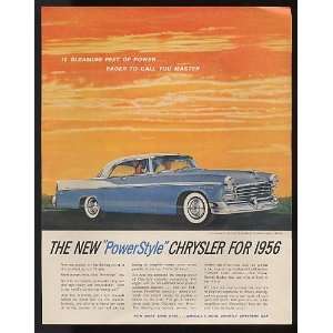    1956 Chrysler Windsor Newport Print Ad (9899)