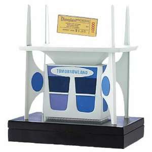  Disneyland Tomorrowland Ticket Booth Trinket Box & Pin 