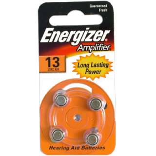   Energizer AC13 E4PK L13ZA 13A Size 13 Hearing Aid 4pk Batteries