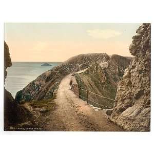  Sark,the Coupee,Channel Islands,England,c1895