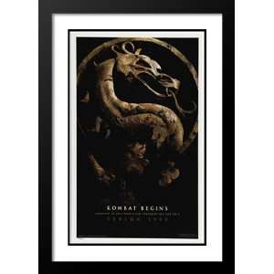  Mortal Kombat 20x26 Framed and Double Matted Movie Poster 