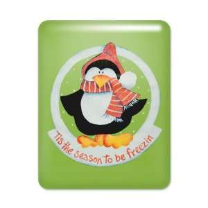  iPad Case Key Lime Christmas Penguin Tis The Season To Be 