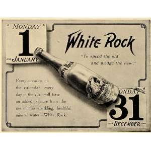  1906 Ad New Years White Rock Water Speed Old Pledge New 