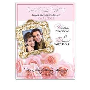  250 Save the Date Cards   Pink Rose Party