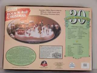   MINT* 1997 MR CHRISTMAS ROCK N ROLL NOSTALGIC FIFTIES HOLIDAY SKATERS