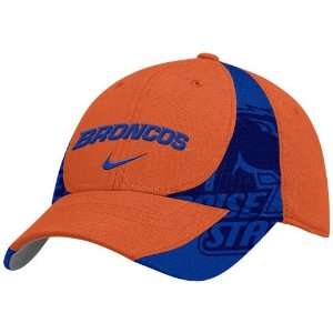  Nike Boise State Broncos Orange 3 D Flex Fit Hat Sports 