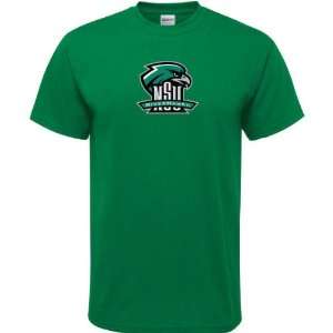   State RiverHawks Kelly Green Logo T Shirt