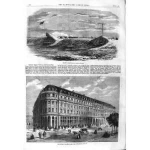 1862 TESTING GUNS SHOEBURYNESS HOTEL DE LA PAIX PARIS 