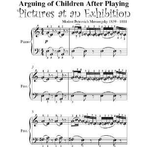 Arguing of Children After Playing Pictures At an Exhibition Mussorgsky 