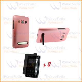   Case Cover + 2 Privacy Screen Protector HTC Sprint Evo 4G 5541  