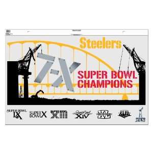  NFL Pittsburgh Steelers 2010 7X Super Bowl Champions Jumbo 