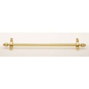 28.5 Heritage Solid Stair Rod Set Extended Brackets Pineapple Finial 