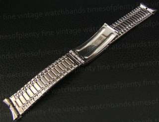 NOS 18mm Eterna Stainless 1960s Vintage Watch Band  