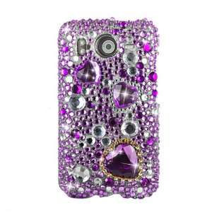   Desire Hd Luxe Diamond Case Blue Raindrop Cell Phones & Accessories
