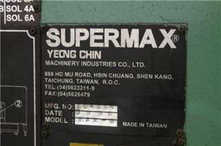 SUPERMAX MAX 8 VERTICAL CNC MACHINING CENTER STOCK #57680  
