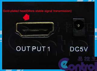 EC】 8 Port HDMI Audio/Video 1x8 Splitter V1.3b DTS HDPC 1080p 