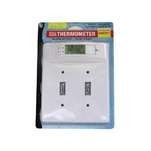  Thermometer   Relative Humidity Switch Plate   White / 2 