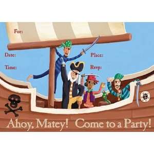 Ahoy, Matey Pirate Invitation