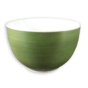    Vindemia Handpainted Deep Nappy Bowl   Green