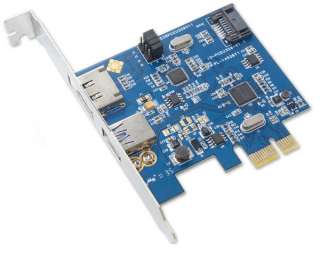 Combo USB 3.0 and SATA 6G, PCI e Card, Switchable Internal / External 