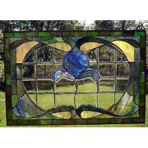  Eye of the Beholder Stained Glass Window Panel