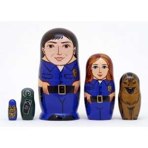  Police Nesting Doll 5pc./5 Toys & Games