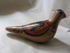 Vintage V Silva Signed Tonala Mexico Pottery Bird  