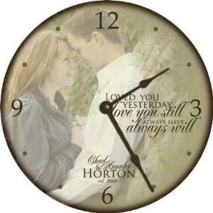  All Out Fade Personalized Clock