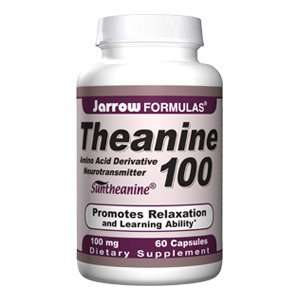 Jarrow Formulas Theanine 100, 100 mg Size 60 Capsules 