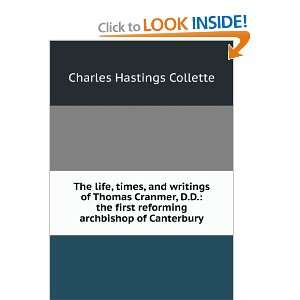   reforming archbishop of Canterbury Charles Hastings Collette Books