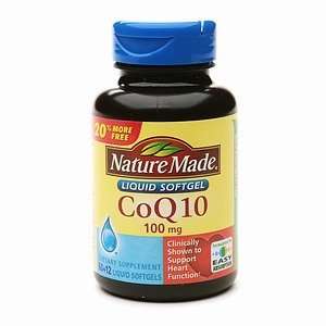  Co enzyme Q 10 Softgels 100mg Nature Made, Size 
