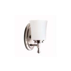 Wharton Collection 1 Light 9ö Brushed Nickel Finish Wall Sconce 5359 