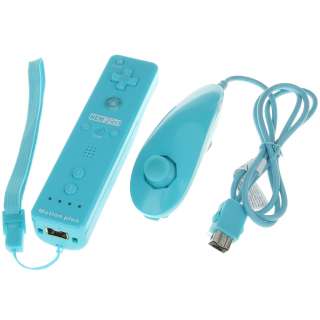  with MotionPlus Silicone case + Nunchuck Controller for Nintendo Wii 