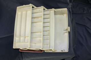 Vintage PLANO Model 6303 Tackle Box w/3 Tier Extendable Tray  