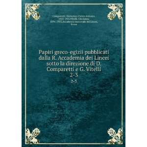   , 1894 1935,Accademia nazionale dei Lincei, Rome Comparetti Books