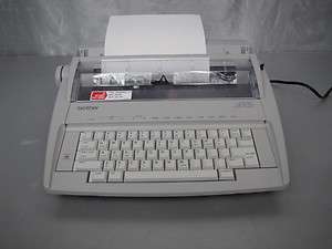 BROTHER GX 6750 ELECTRIC DAISYWHEEL TYPEWRITER, BEAUTIFULLY TYPED 