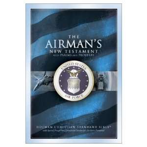  The Airmans Blue Bonded Leather Bible New Testament with 