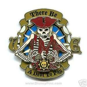   Pirates of the Caribbean There Be A Debt To Pay Pin 