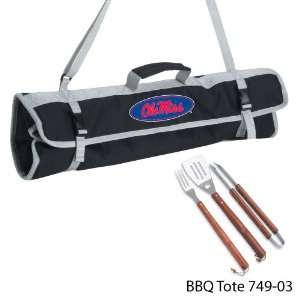  University of Mississippi 3 Piece BBQ Tote Case Pack 8 