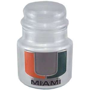  Miami Hurricanes Glass Candy Jar
