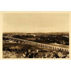  1925 Aqueduct Queretaro Mexico Hugo Brehme Architecture 