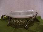 HAZEL ATLAS PIGS ON PARADE GREASE BOWL w LID FIRE KING  