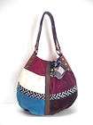BLUE Lucky Handbag Patchwork Purse Designer Bag Look  