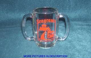 1981 Seagrams 7 UP Double Handled Mug Anchor 7up  