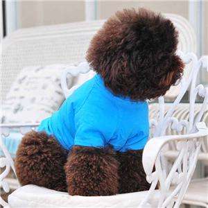 Dog T shirts wholesale dog clothing Dog blank t shirt Pet tee cotton 